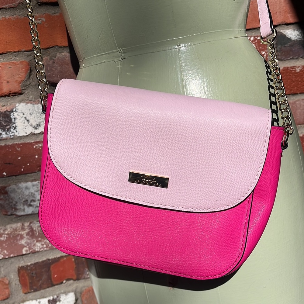 Trina Turk Like New Pink Crossbody Purse - Picture 2 of 6